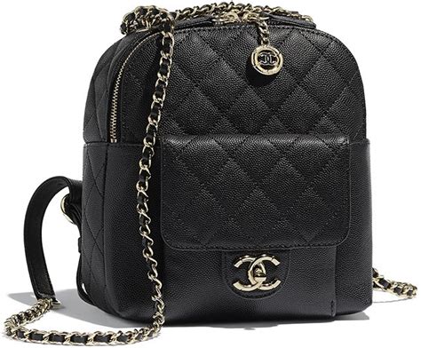 chanel cc day backpack|Chanel leather backpack.